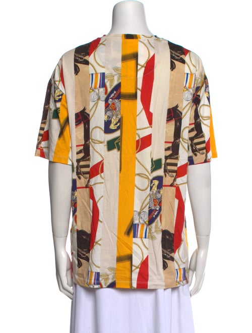 Burberry Printed Crew Neck T-Shirt