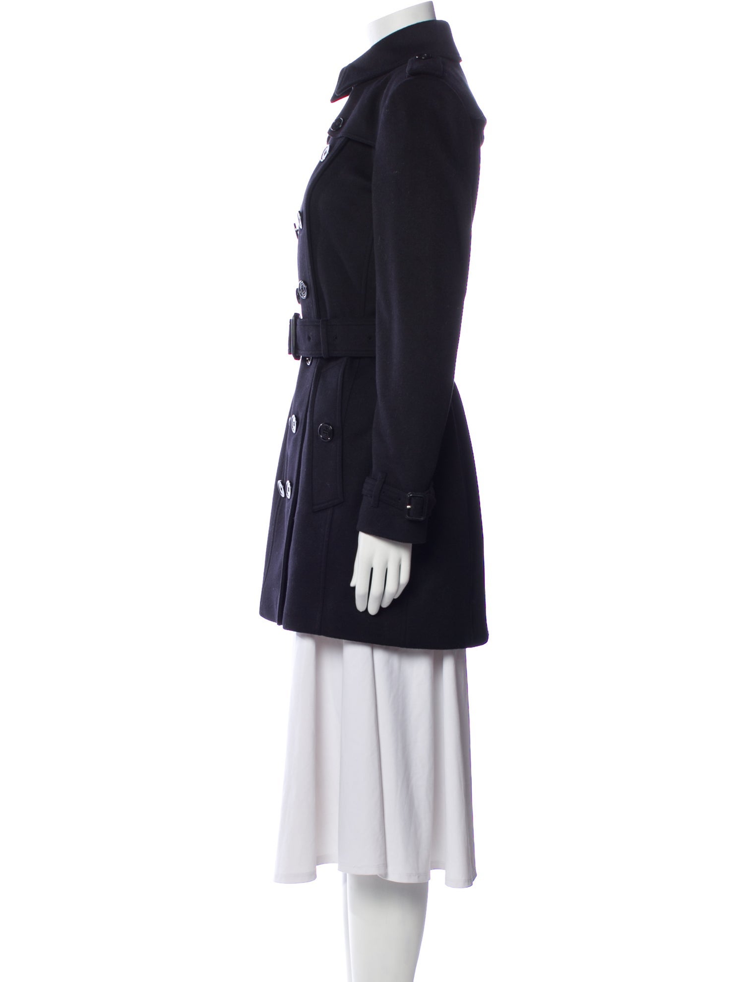 Burberry Virgin Wool Trench Coat