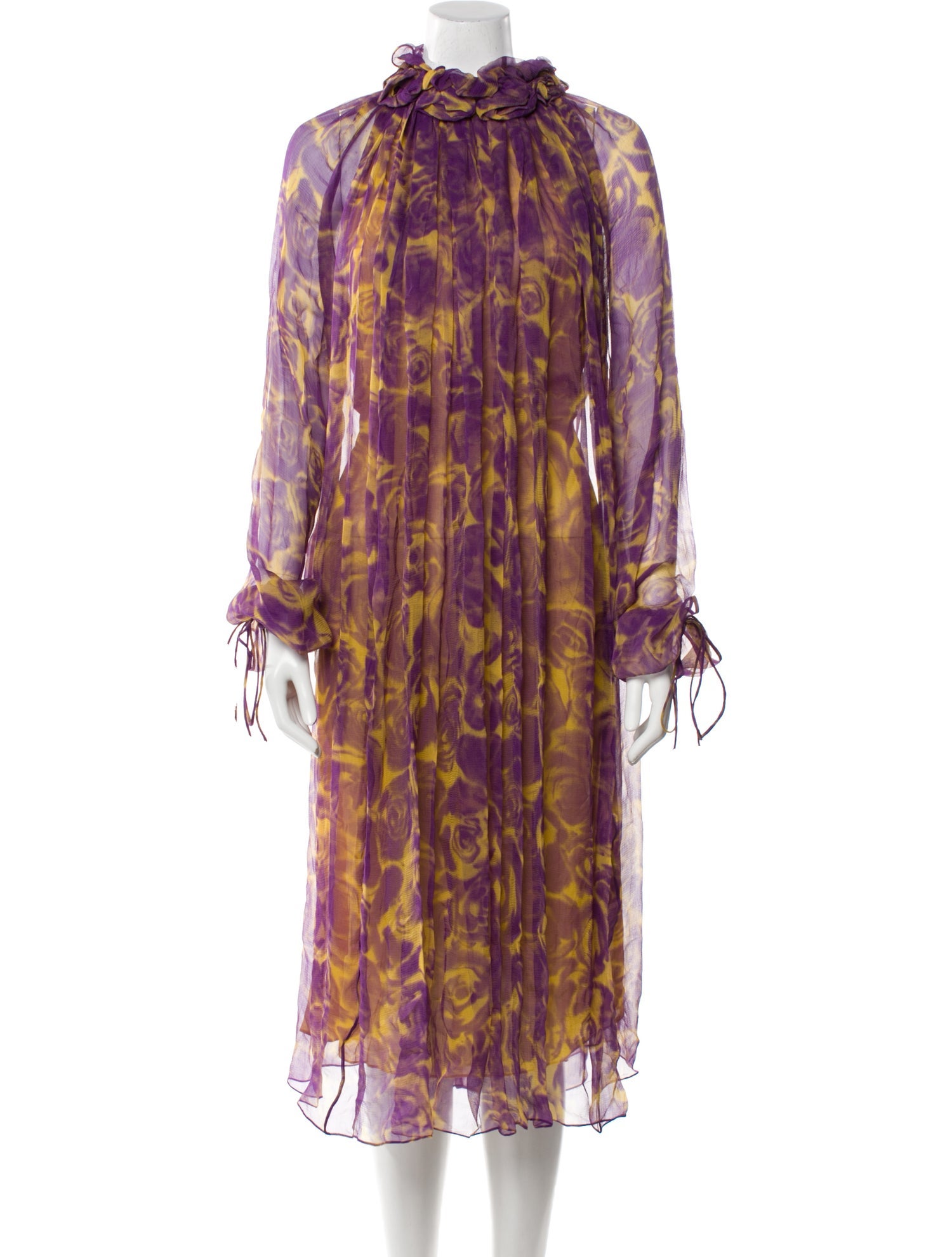 Burberry Silk Long Dress w/ Tags