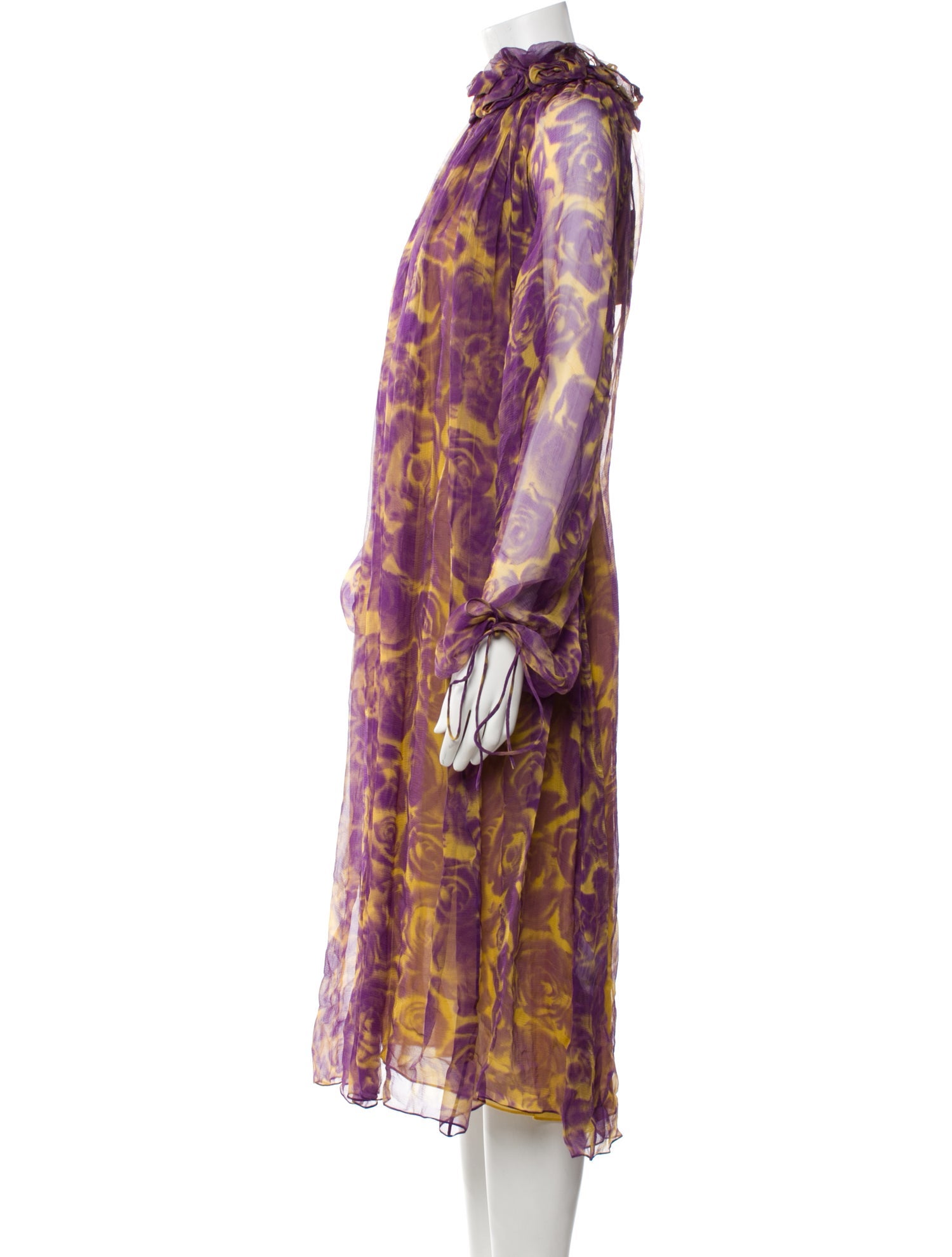 Burberry Silk Long Dress w/ Tags