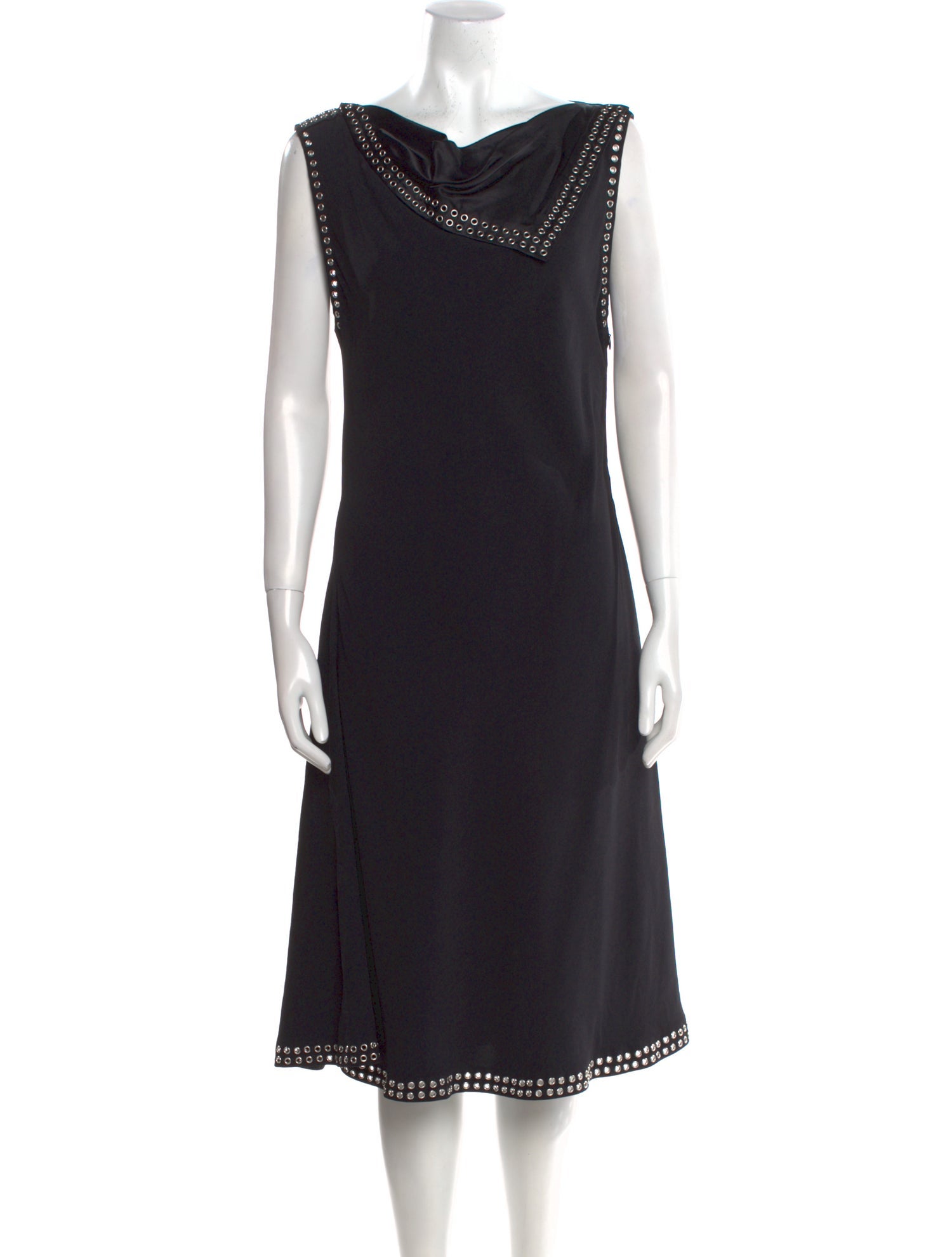 Burberry Cowl Neck Midi Length Dress w/ Tags