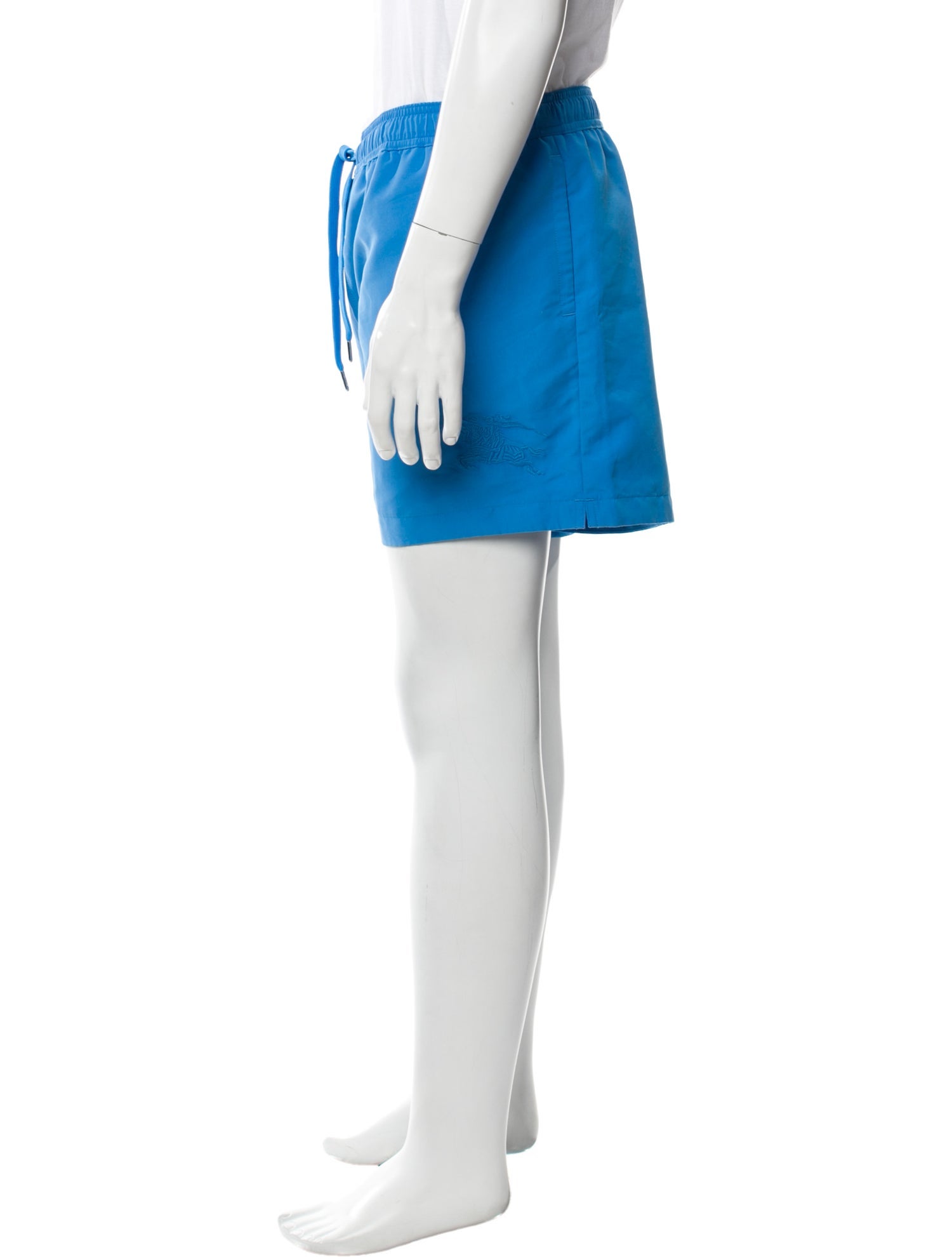 Burberry Embroidered Accent Swim Trunks