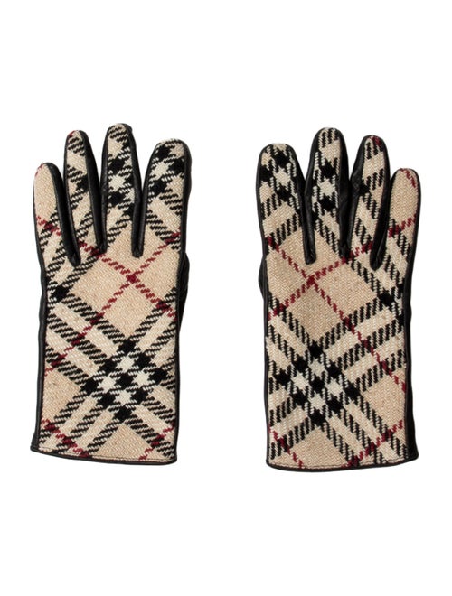 Burberry Pattern Print Gloves