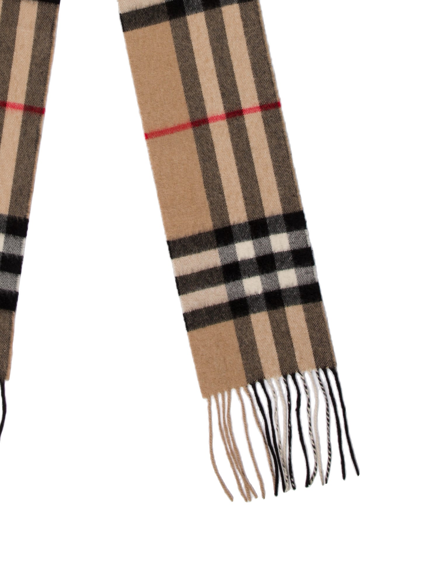 Burberry Cashmere House Check Pattern Scarf