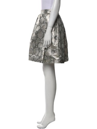 Burberry Silk Knee-Length Skirt