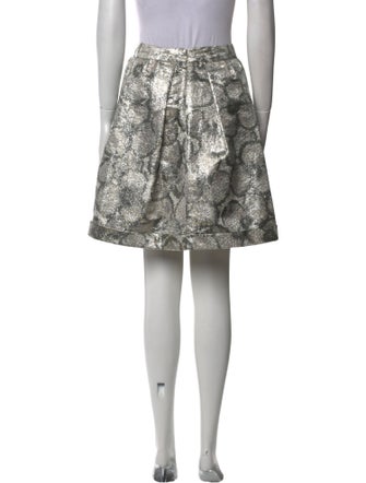 Burberry Silk Knee-Length Skirt