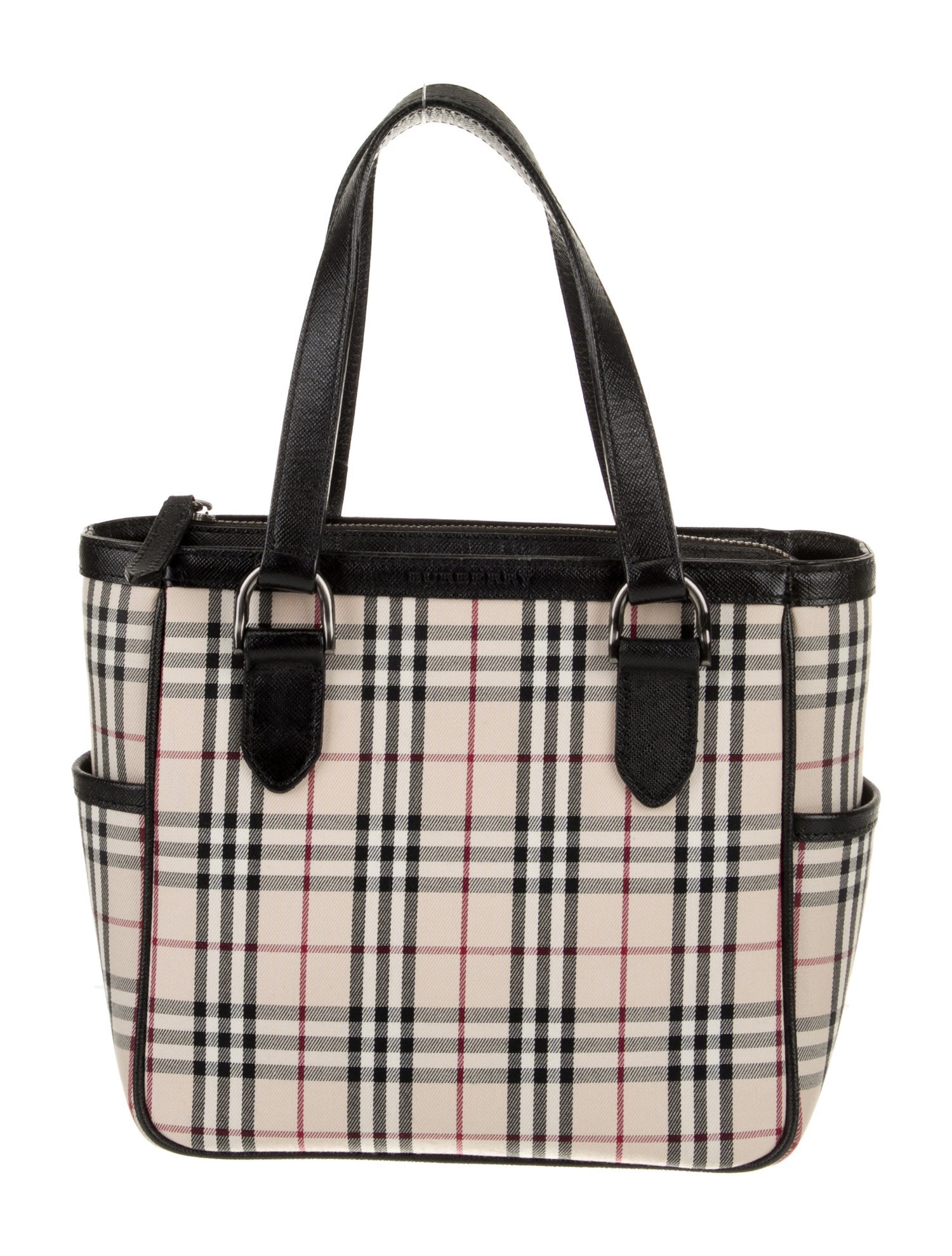 Burberry Nova Check Top Handle Bag