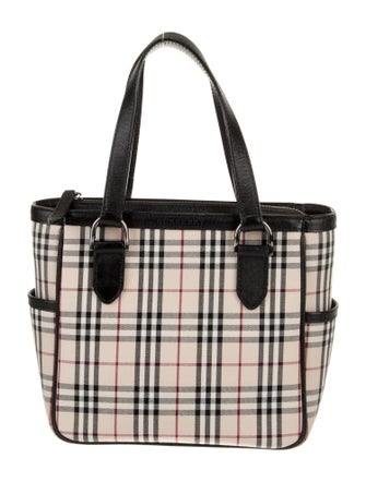 Burberry Nova Check Top Handle Bag