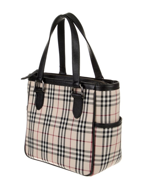 Burberry Nova Check Top Handle Bag