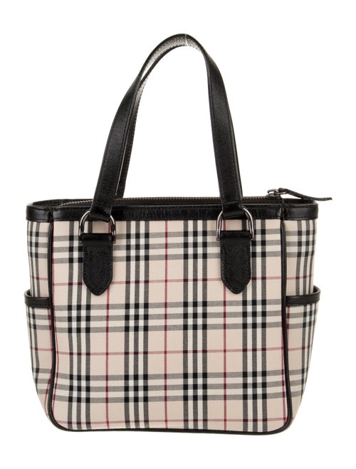 Burberry Nova Check Top Handle Bag
