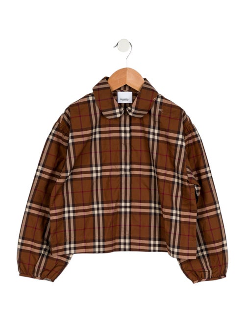 Burberry Check Woven Top
