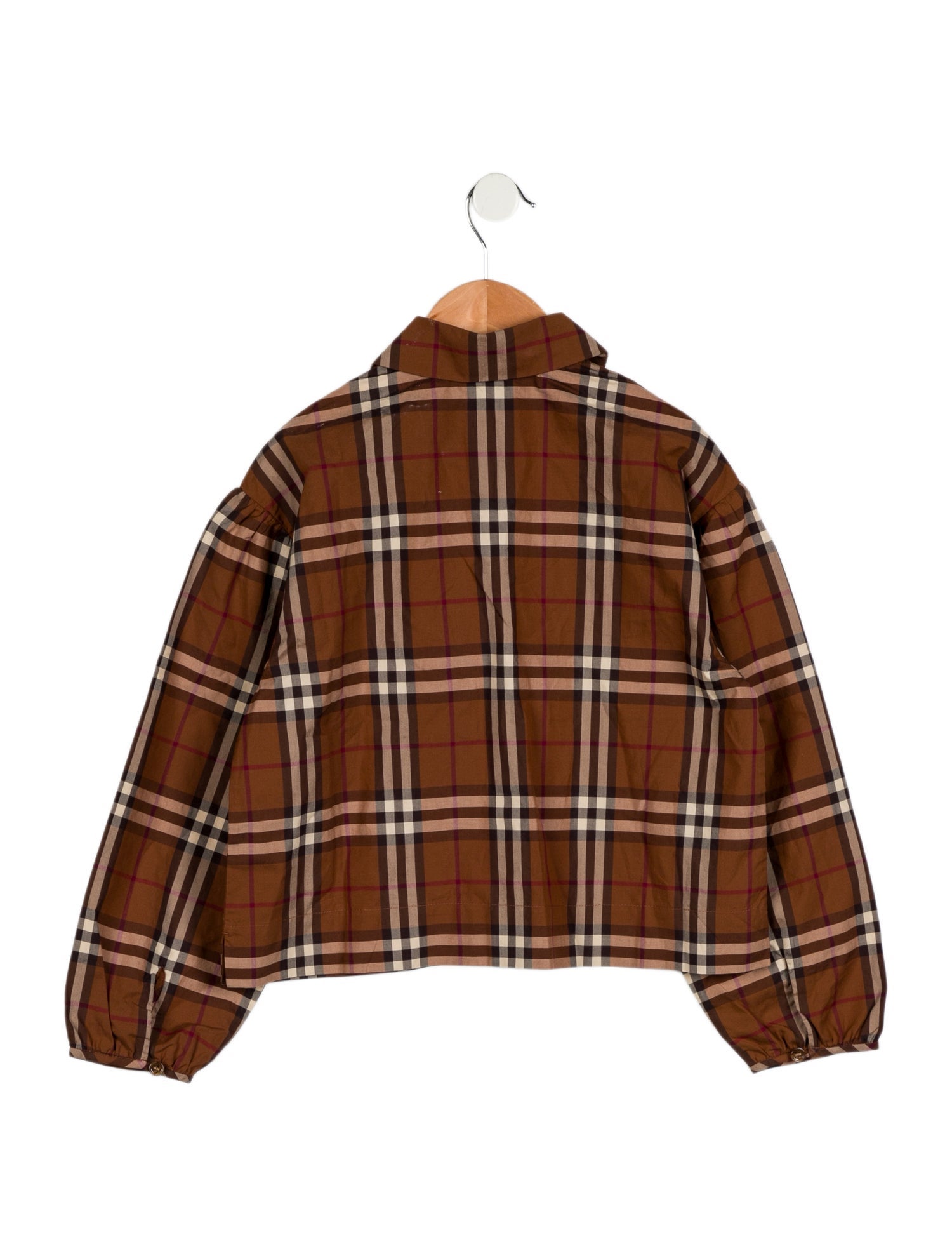 Burberry Check Woven Top