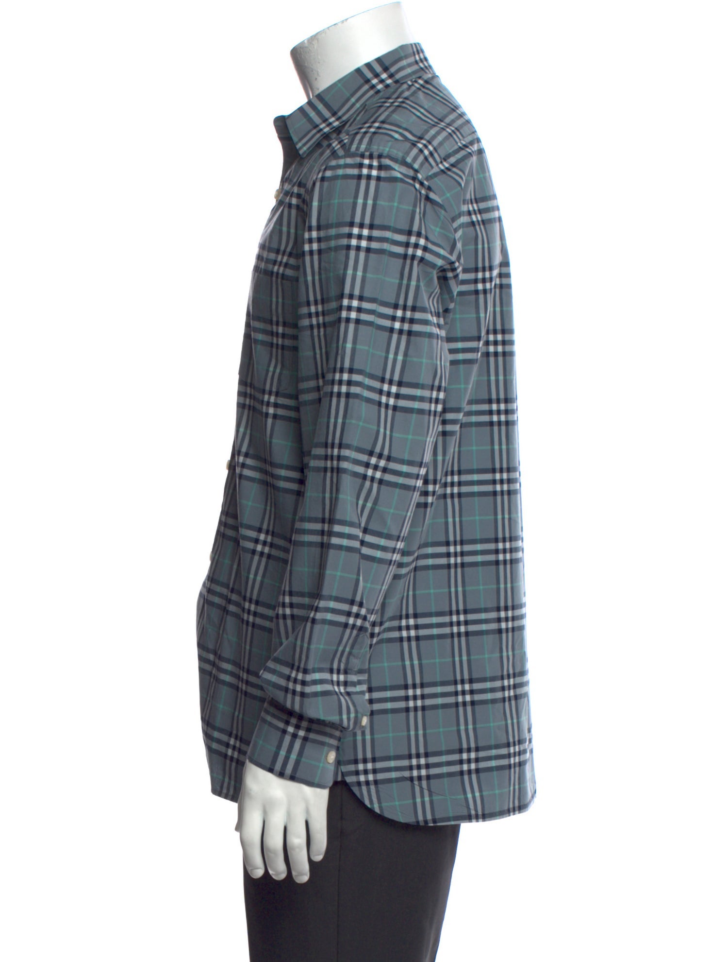 Burberry House Check Pattern Long Sleeve Dress Shirt