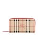 Burberry Haymarket Check Pattern Plaid Print Wallet