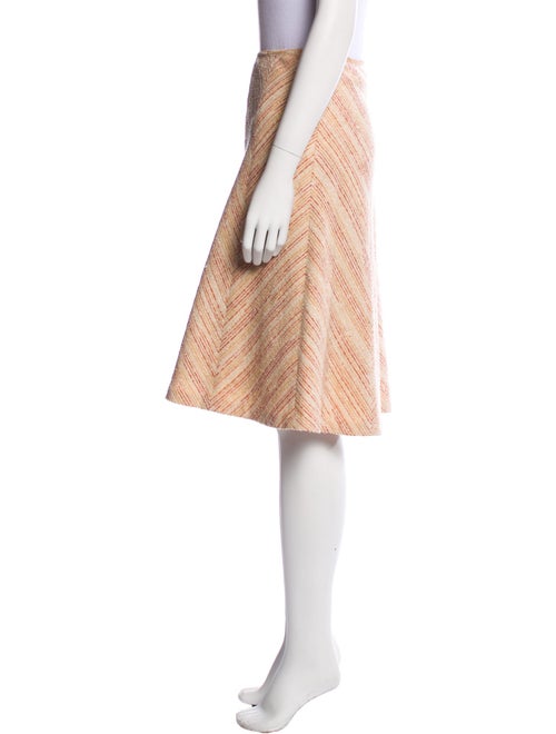 Burberry Blue Label Striped Knee-Length Skirt