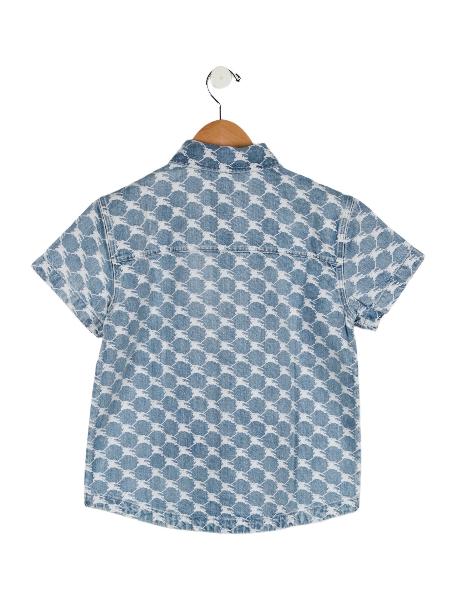 Burberry toddler boys' blue and white shirt w/Tags
