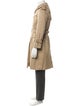 Burberry's House Check Pattern Trench Coat
