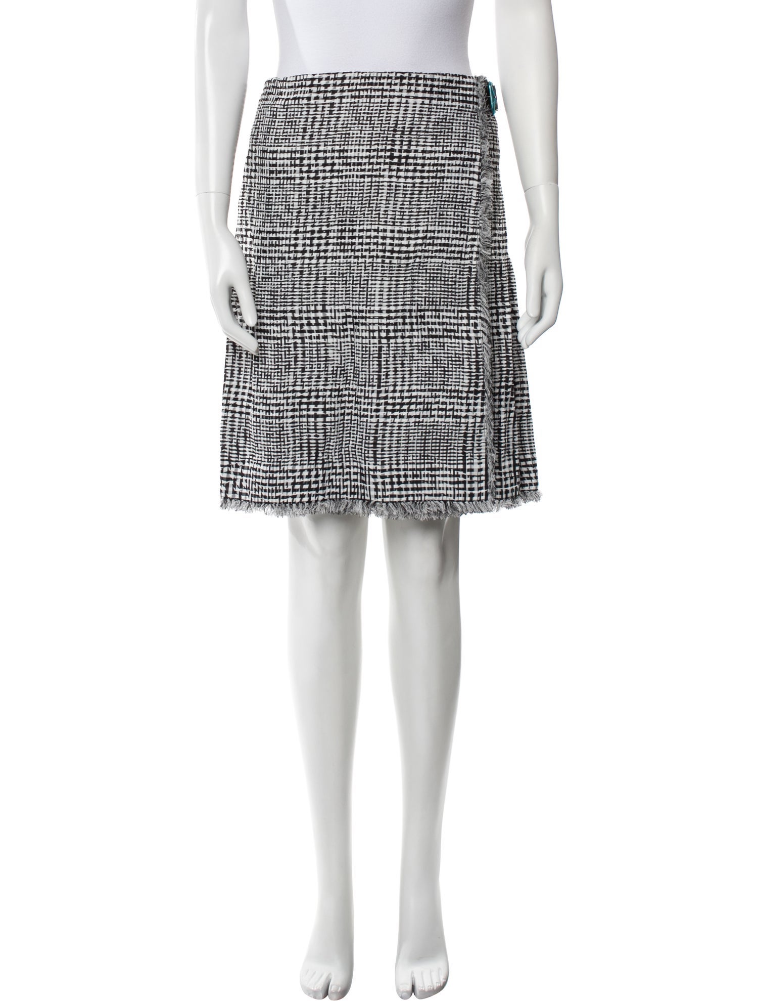 Burberry Plaid Print Knee-Length Skirt w/ Tags