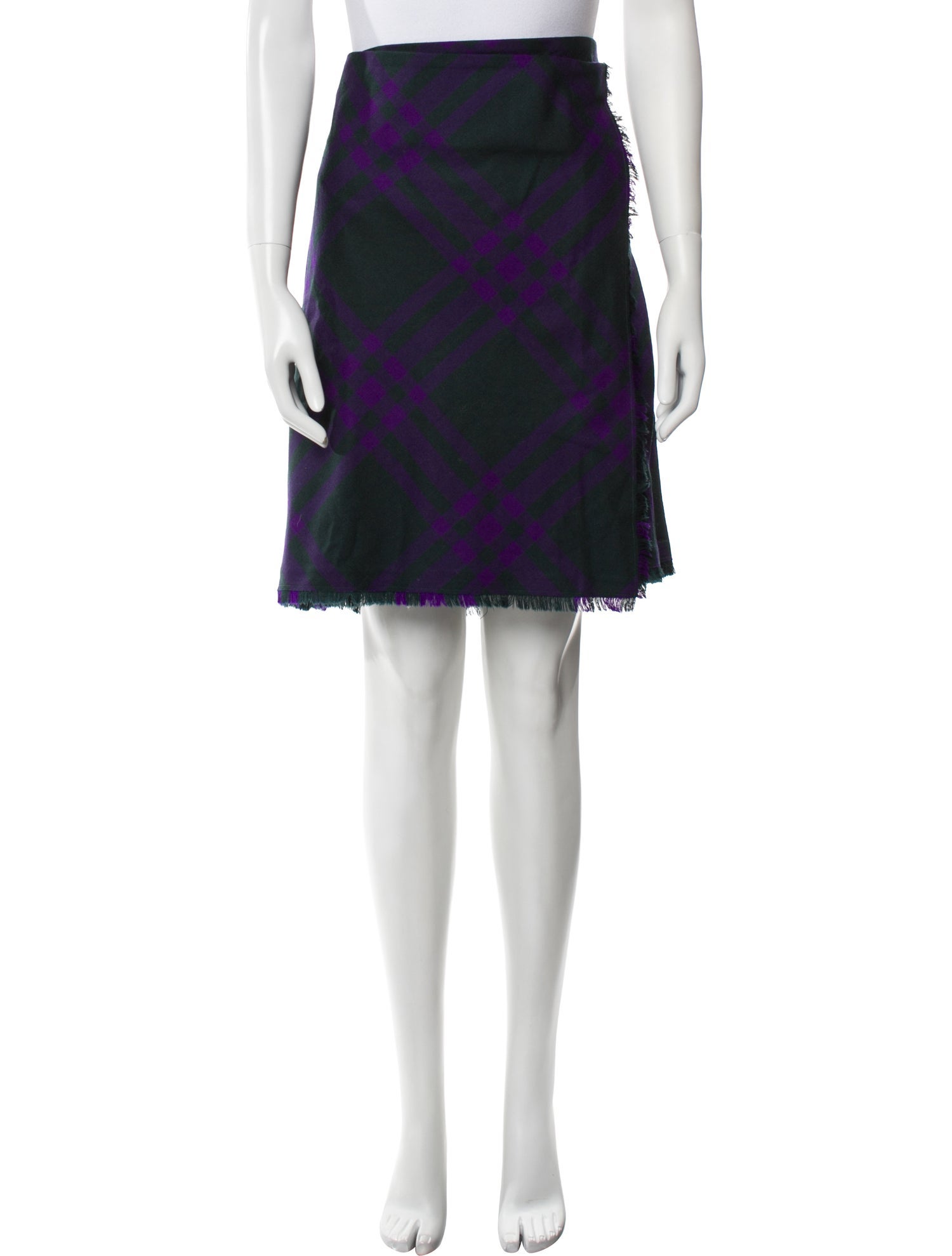 Burberry Wool Knee-Length Skirt w/ Tags