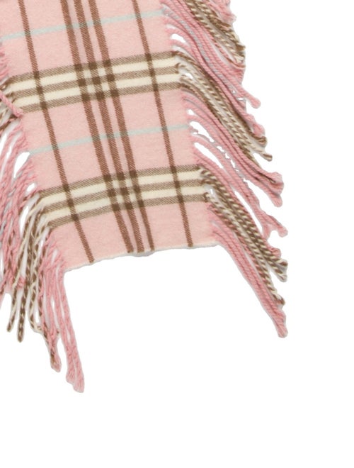 Burberry Cashmere House Check Pattern Scarf