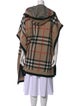 Burberry Wool Plaid Print Sweater