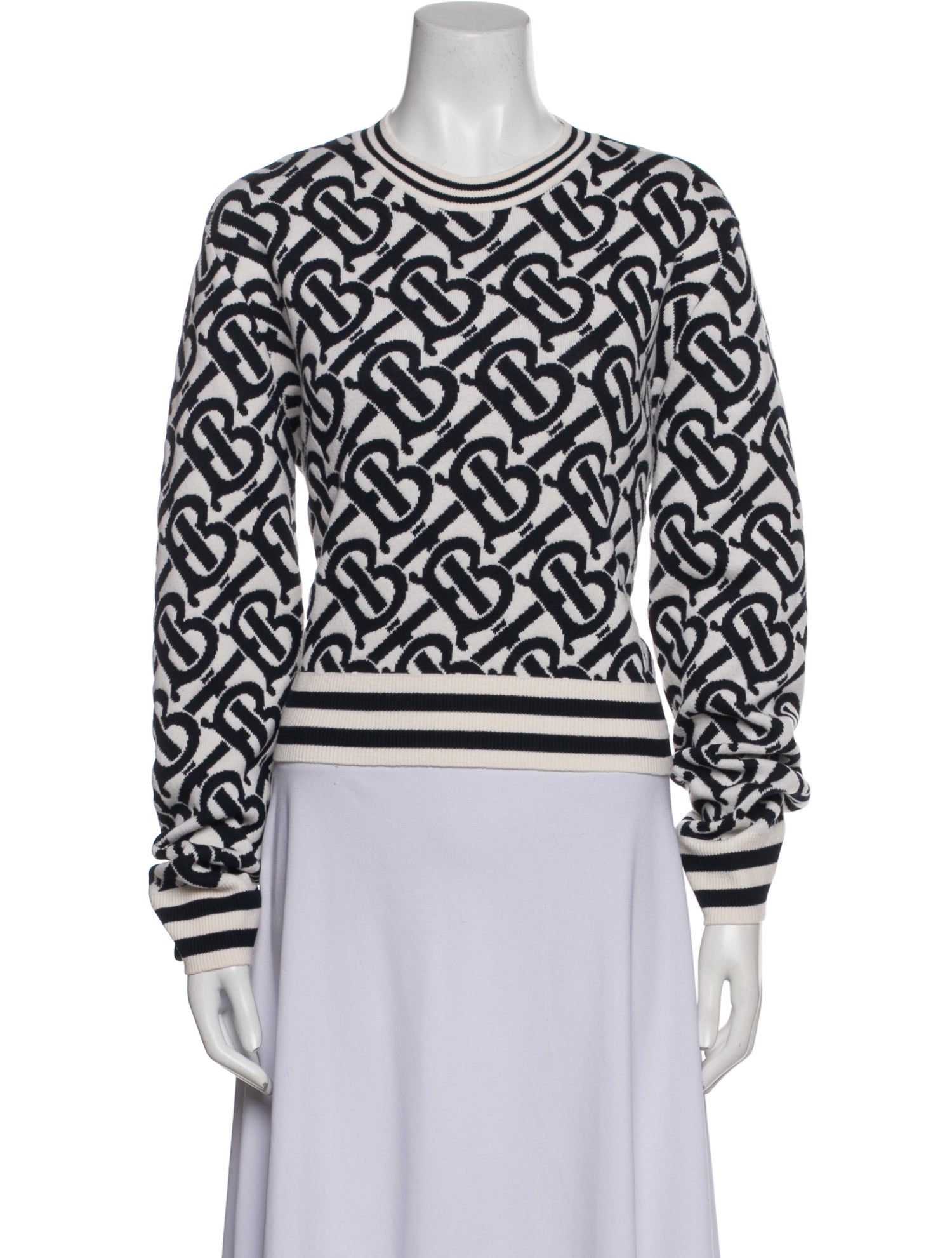 Burberry Wool Printed Sweatshirt