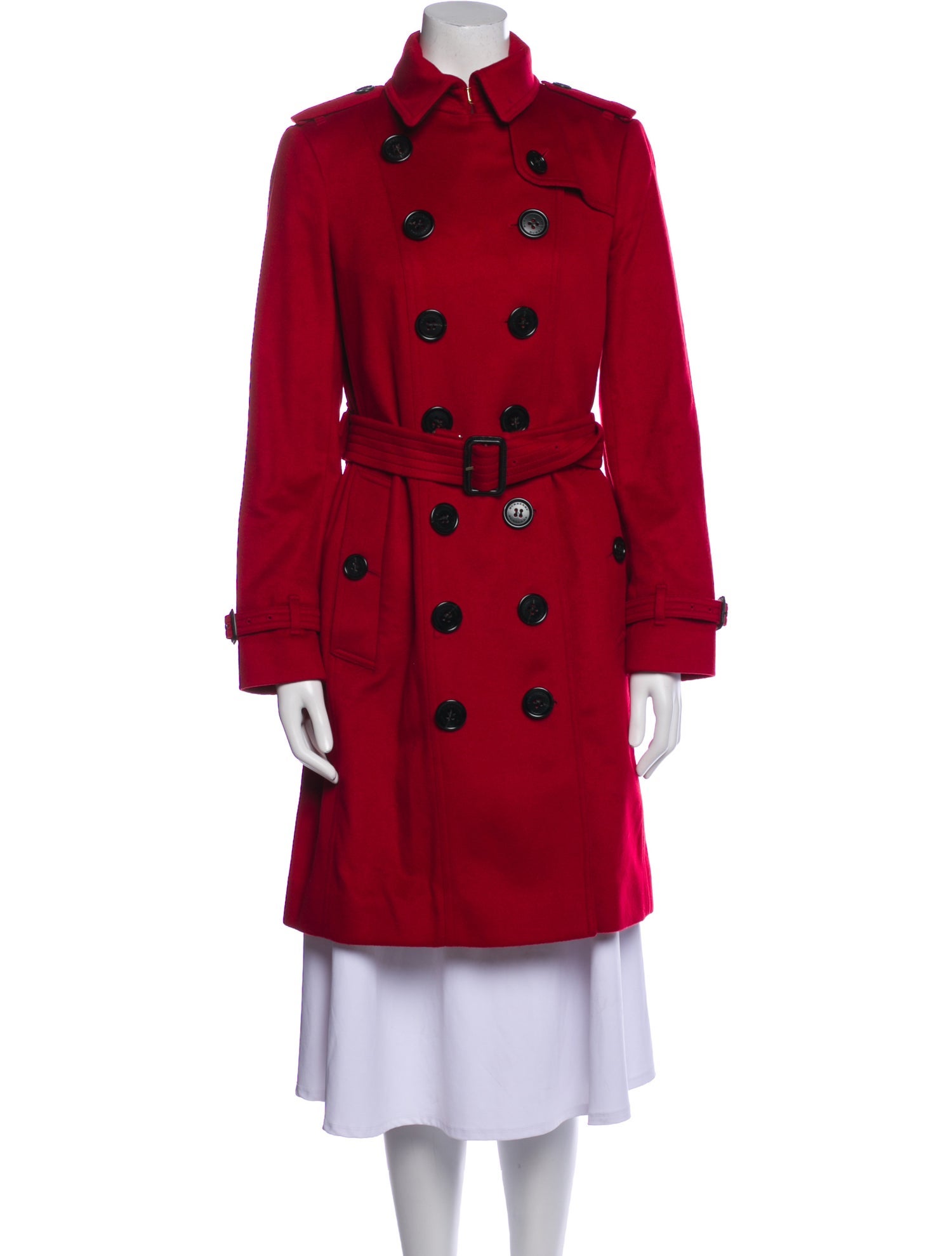Burberry The Sandringham Cashmere Trench Coat