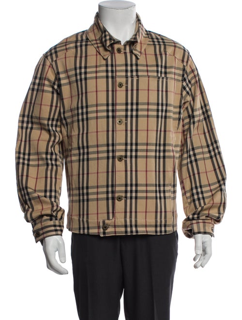 Burberry House Check Pattern Trucker Jacket