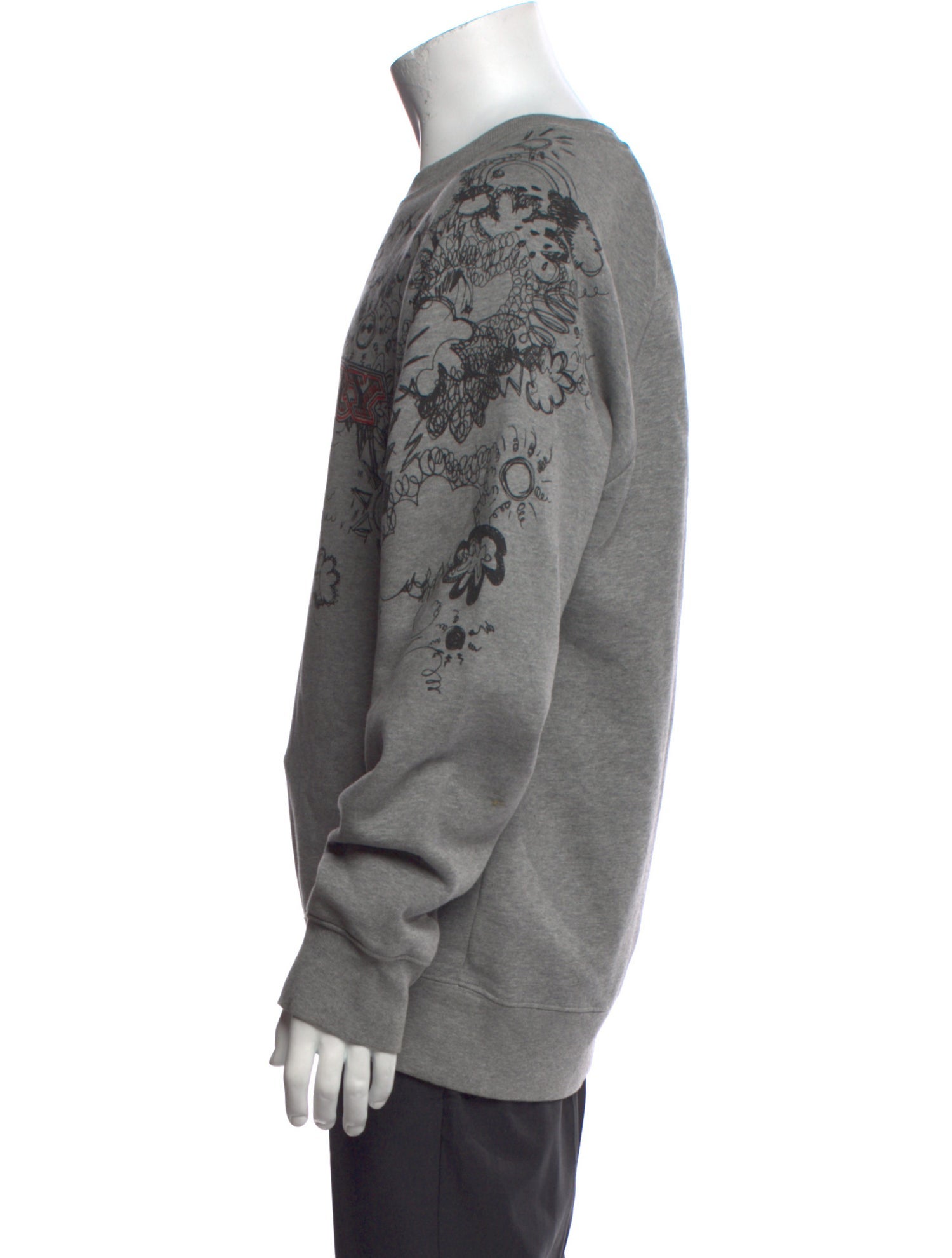 Burberry Graphic Print Crew Neck Sweatshirt