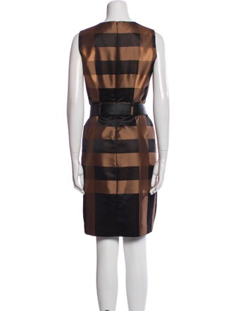 Burberry Striped Knee-Length Dress