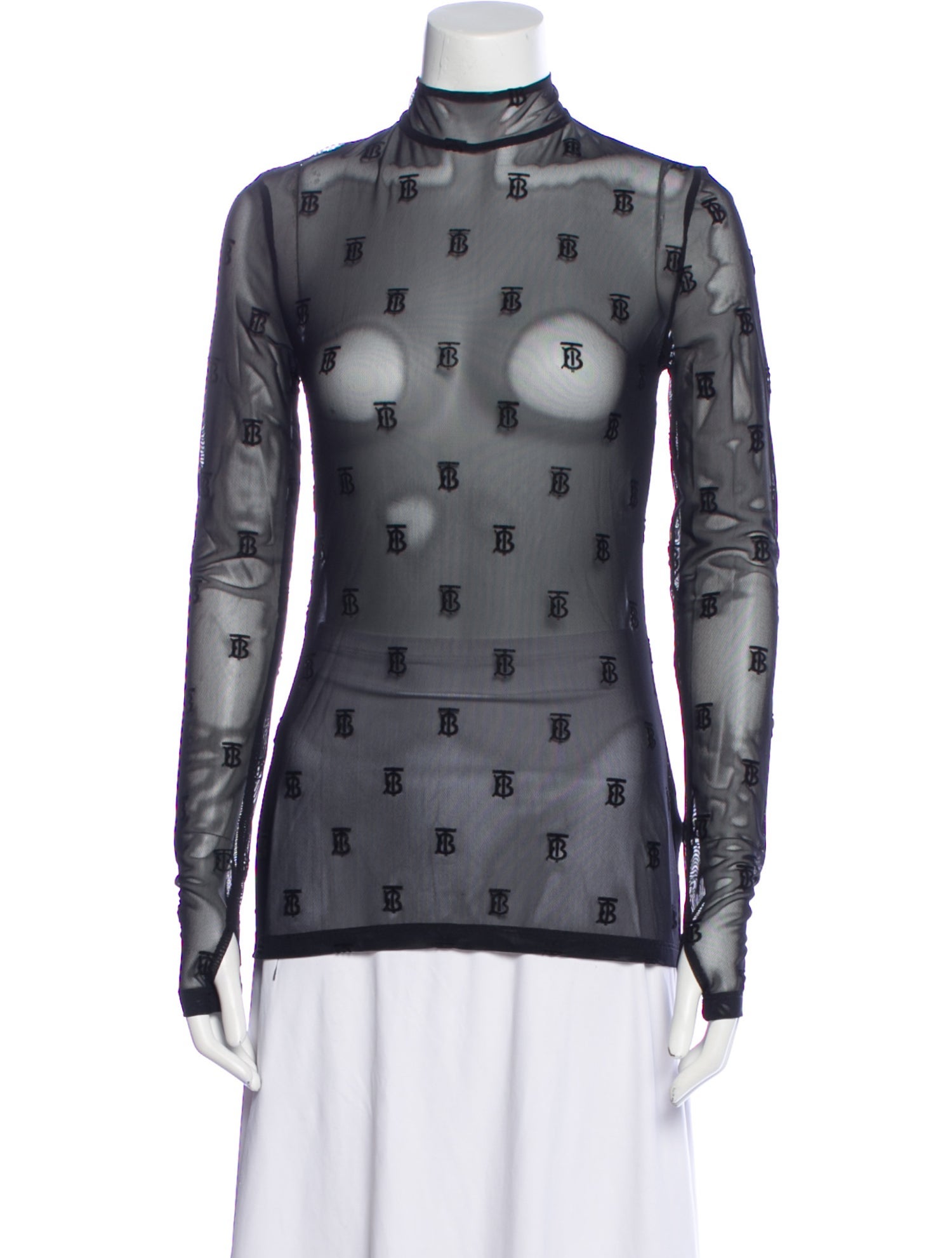 Burberry Nylon Printed Top