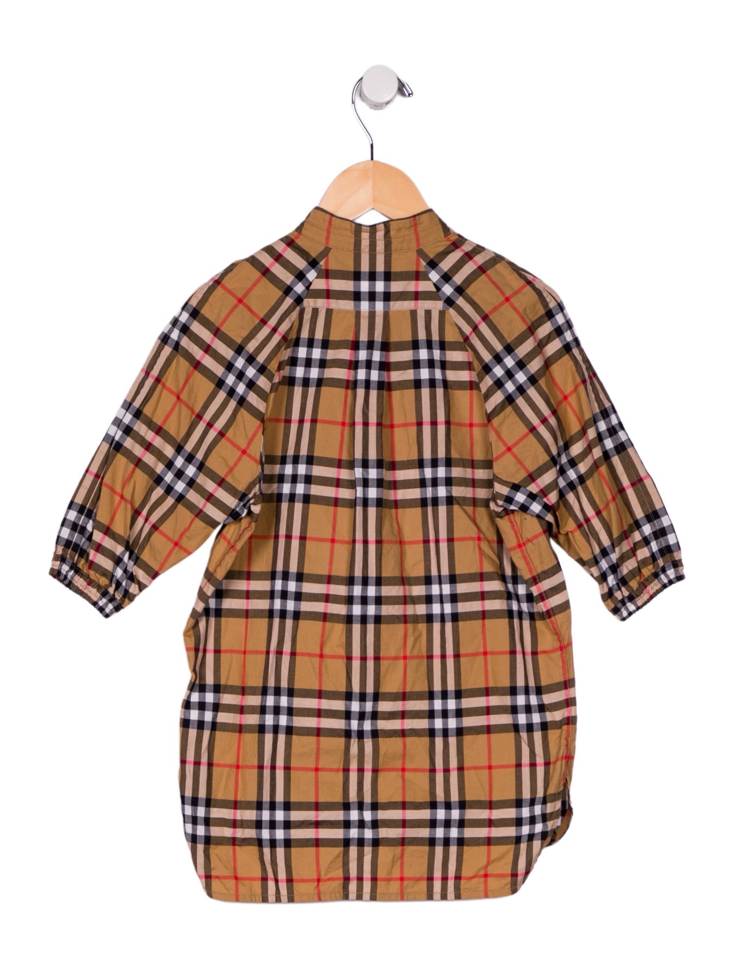 Burberry Toddler Girls' House Check Long Sleeve Dress