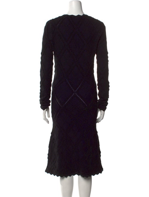 Burberry Wool Midi Length Dress