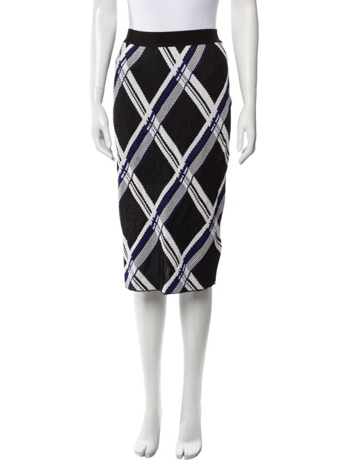 Burberry Silk Knee-Length Skirt