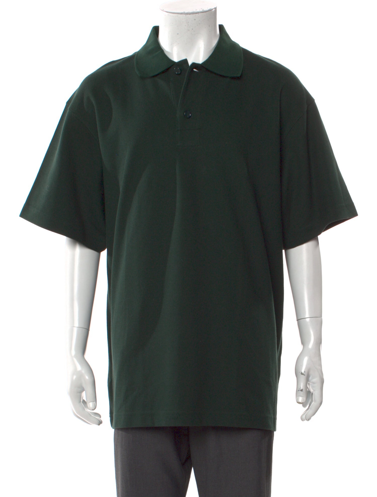 Burberry V-Neck Short Sleeve Polo Shirt