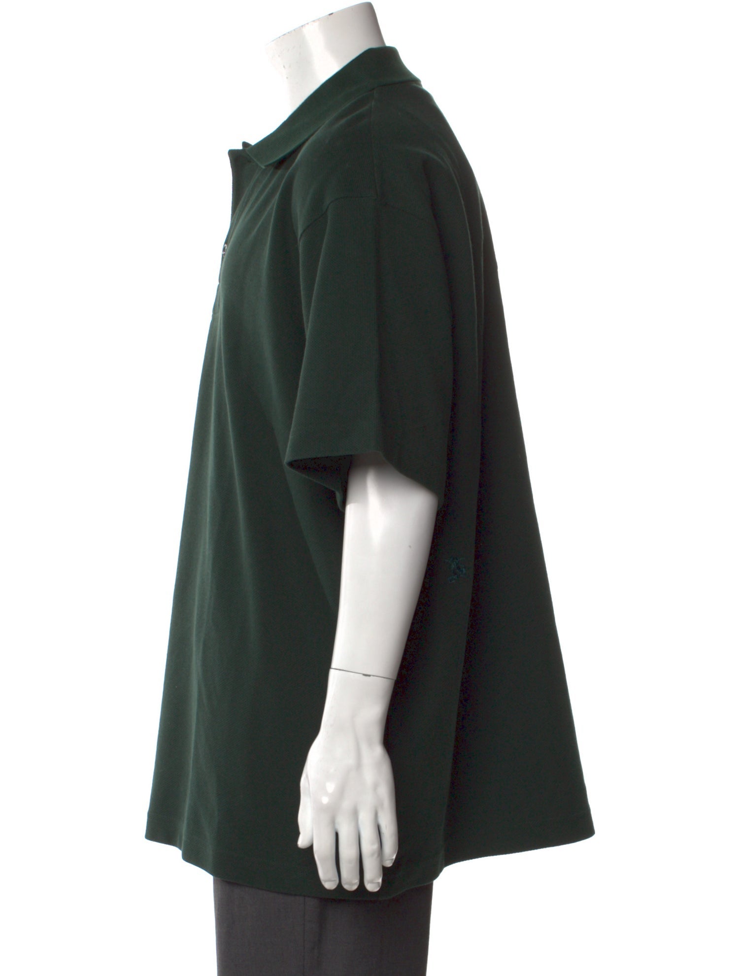 Burberry V-Neck Short Sleeve Polo Shirt