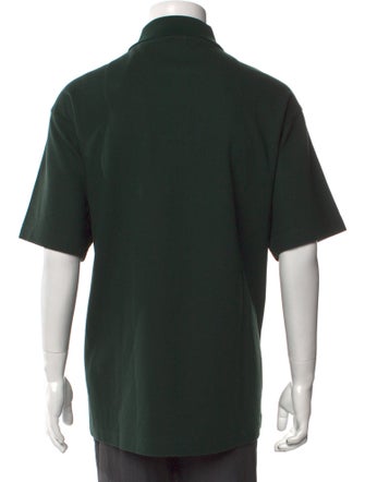 Burberry V-Neck Short Sleeve Polo Shirt