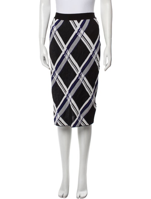 Burberry Silk Knee-Length Skirt