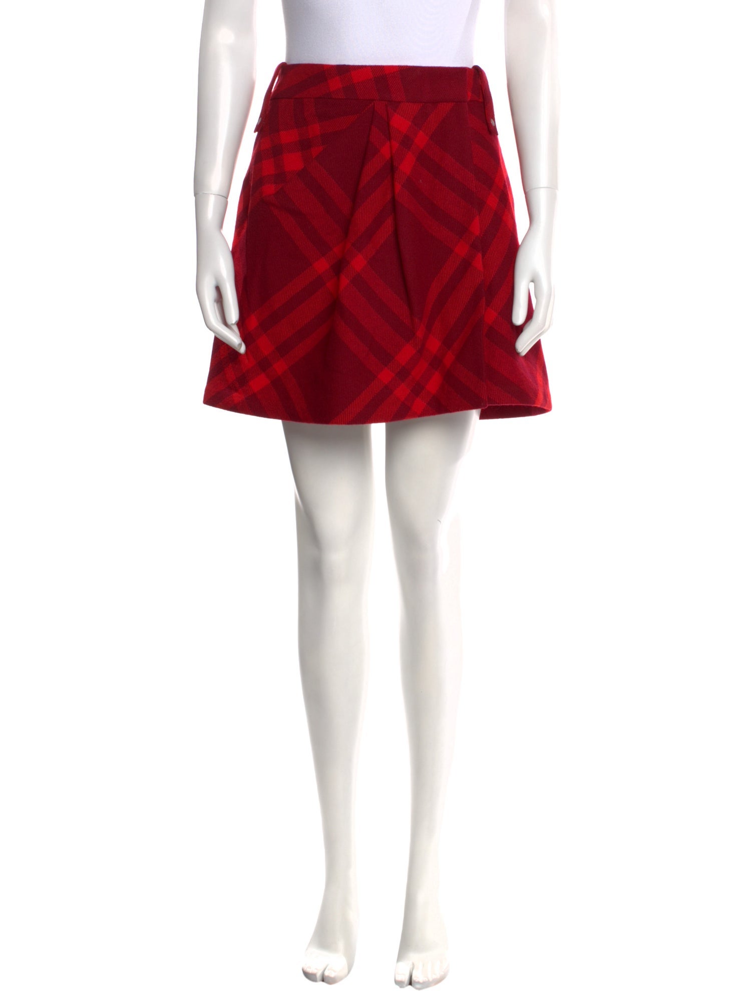 Burberry Wool Mini Skirt