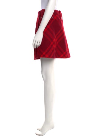 Burberry Wool Mini Skirt