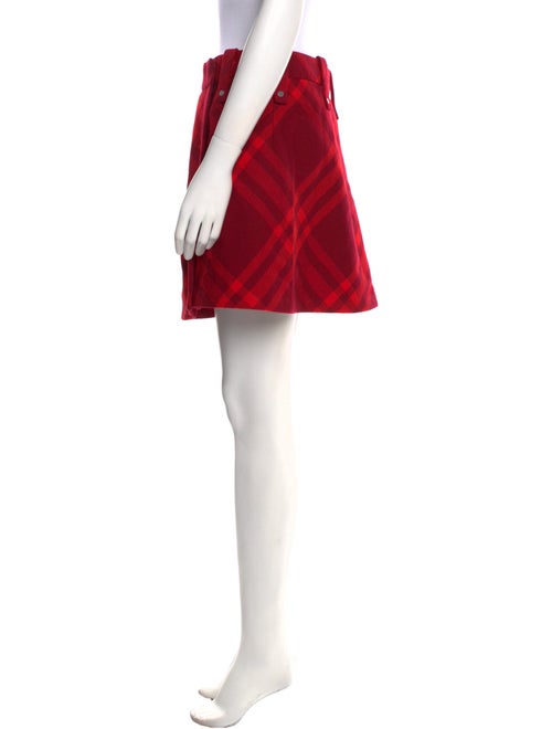 Burberry Wool Mini Skirt