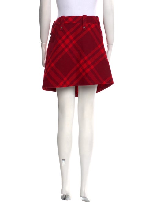 Burberry Wool Mini Skirt