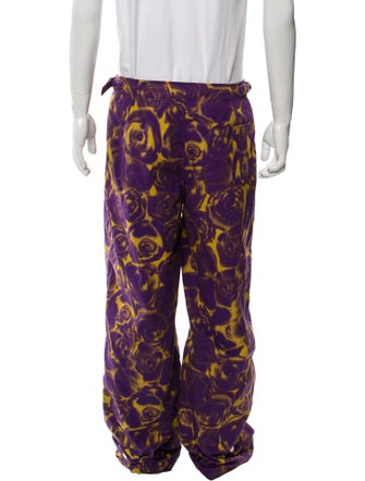 Burberry Floral Print Joggers