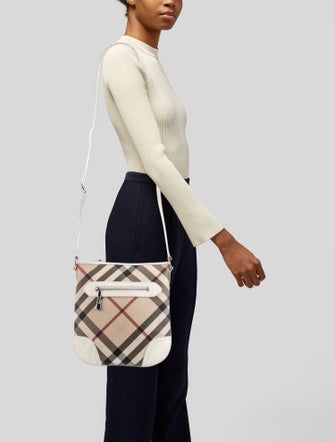 Burberry Nova Check Messenger Bag