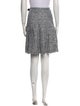 Burberry Tweed Pattern Knee-Length Skirt