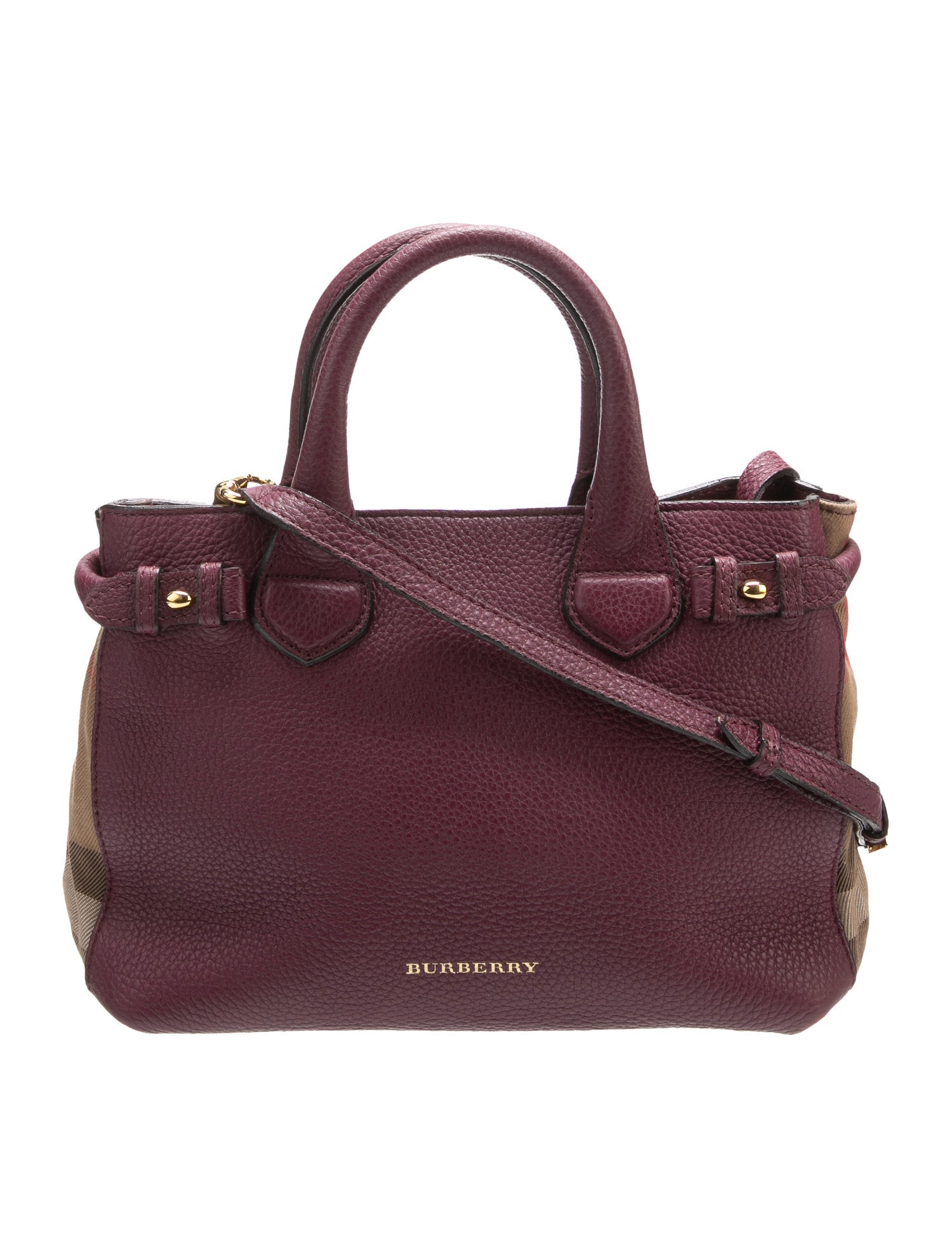Burberry House Check Top Handle Bag