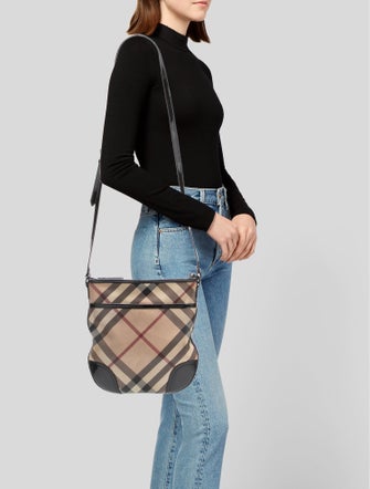 Burberry Super Nova Check Messenger Bag