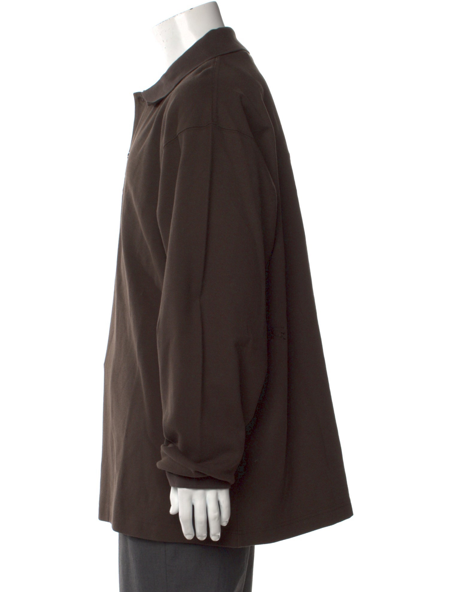 Burberry Crew Neck Long Sleeve Polo Shirt