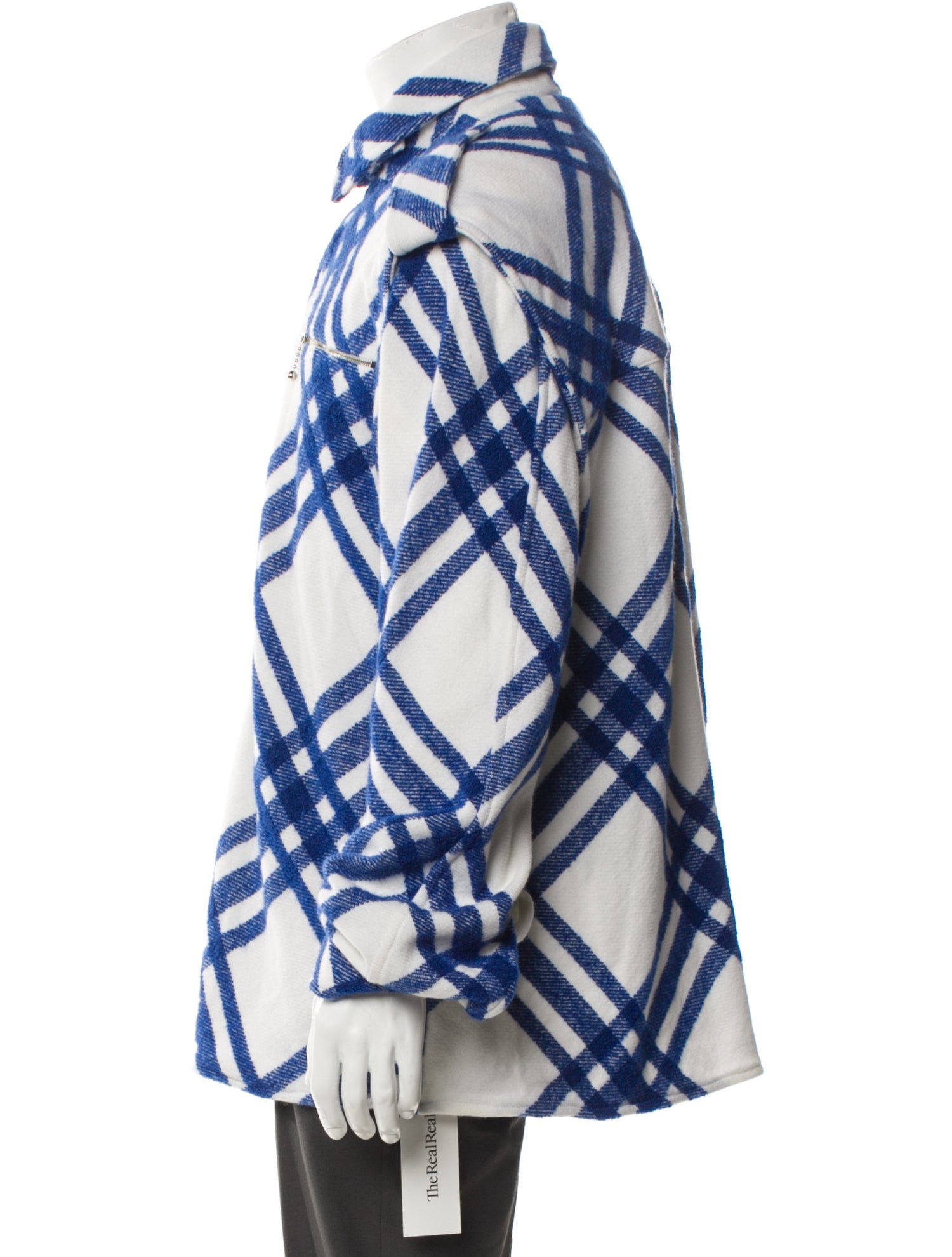 Burberry Wool Plaid Print Shirt w/ Tags