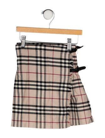 Burberry Toddler Girls' Patterned Mini Skirt